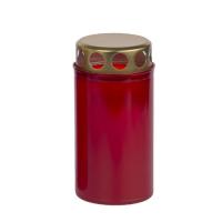 Graveyard light 140g with lid, red