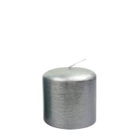 Pillar candle 70x70mm CONTOUR metallic