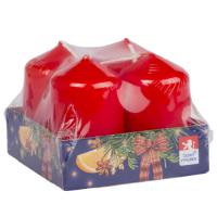 Pillar candle 40x60mm , 4 pcs in tray