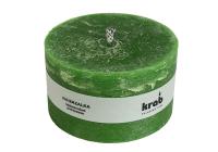 Garden repellent candle rustic Basil 140x80mm, 1000g, green